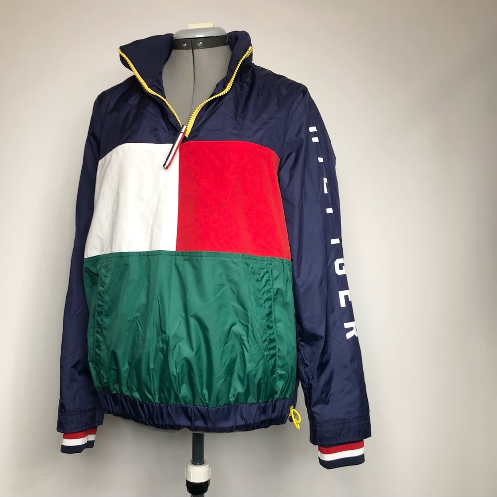 Tommy Hilfiger 90’s Style 1/4 Zip Pullover Windbreaker